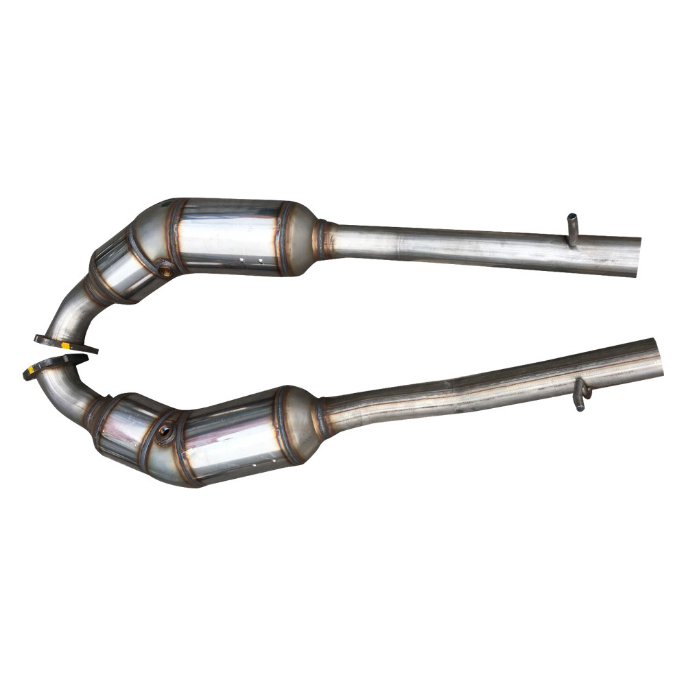 (2PCS) Front Catalytic Converter Fit for 2010-2012 Land Rover Range Rover HSE Supercharged 5.0L V8, Replacement #LR010933 #LR010932 