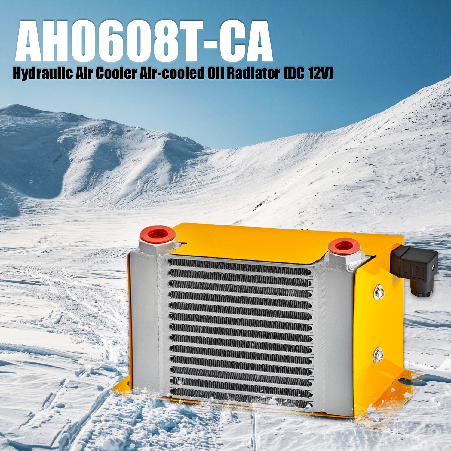 Hydraulic Air Cooler Hardware Tools Fan Air Cooling Oil Cooling Machine Low Noise and Power Usage DC 12V 48W 60L/min