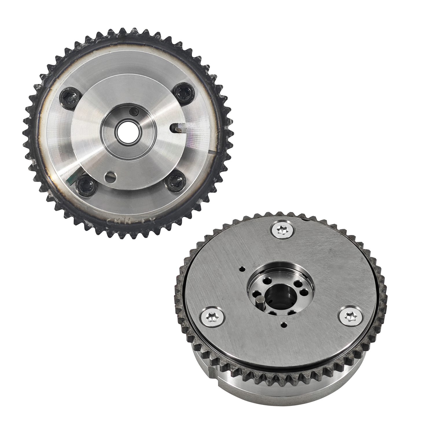 Engine Exhaust Intake CVVT Camshaft Sprocket Gear Assy Fit for Hyundai Elantra, Kona, Veloster, For Kia Forte/Soul/Seltos Valve Timing Gear 2017-2021 24350-2E700 & 24370-2E020 