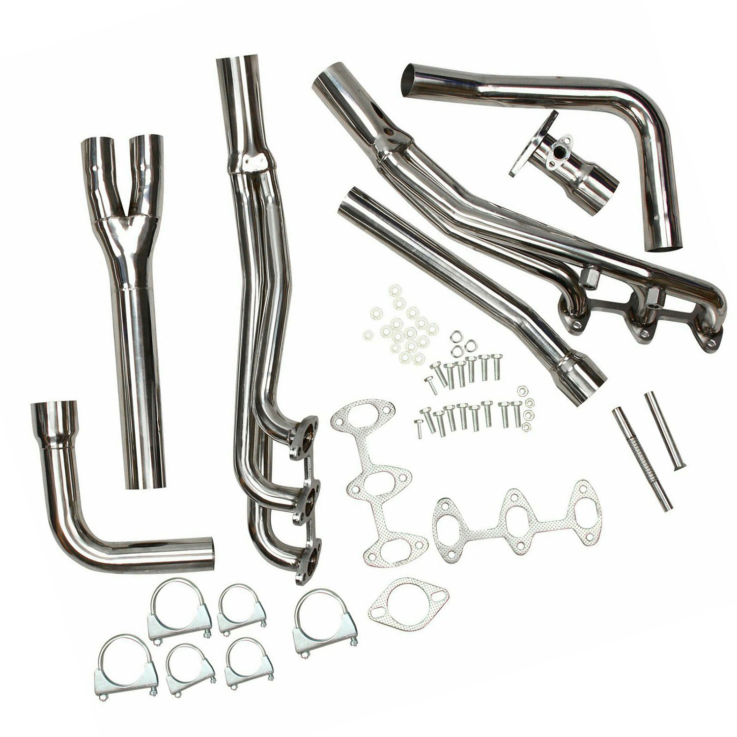 Stainless Steel Exhaust Manifold Headers Compatible with 1988-1995 Toyota 4Runner Pickup 3.0L V6