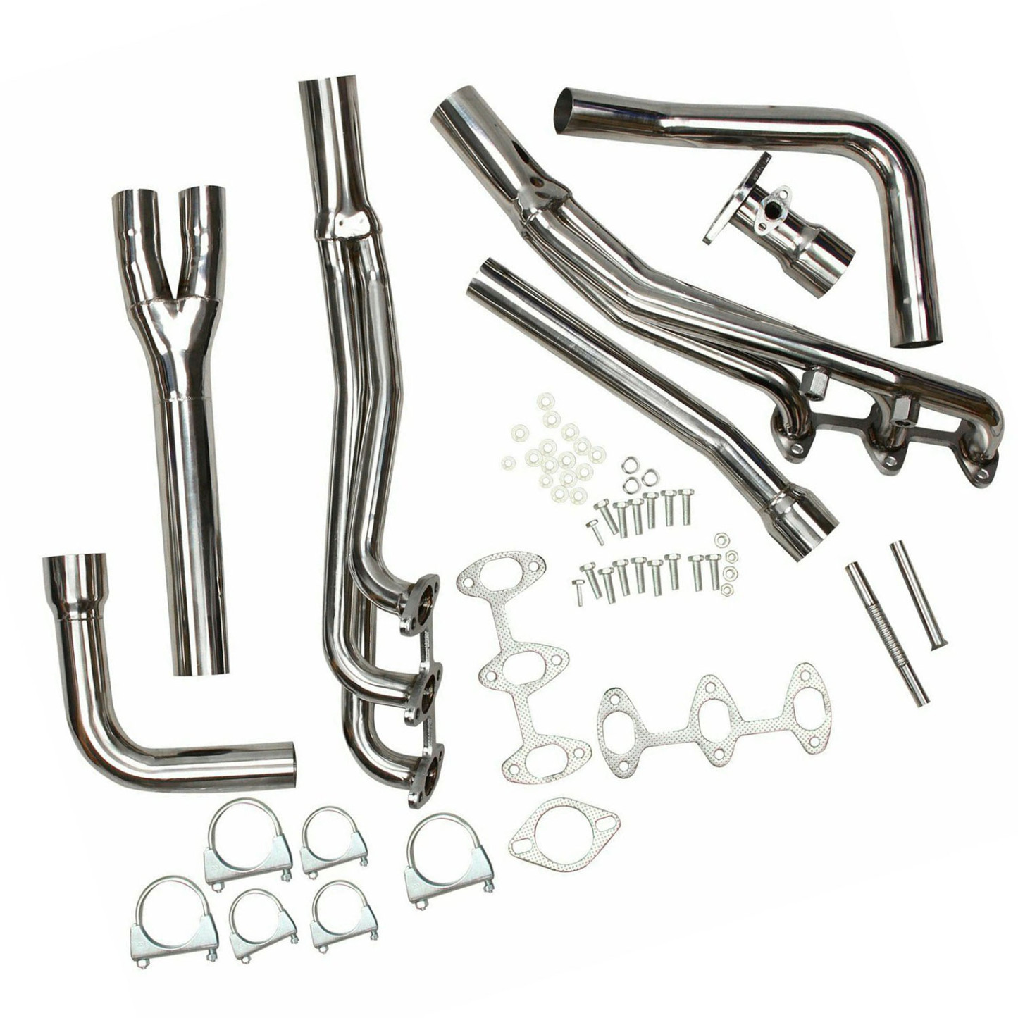 Stainless Steel Exhaust Manifold Headers Compatible with 1988-1995 Toyota 4Runner Pickup 3.0L V6