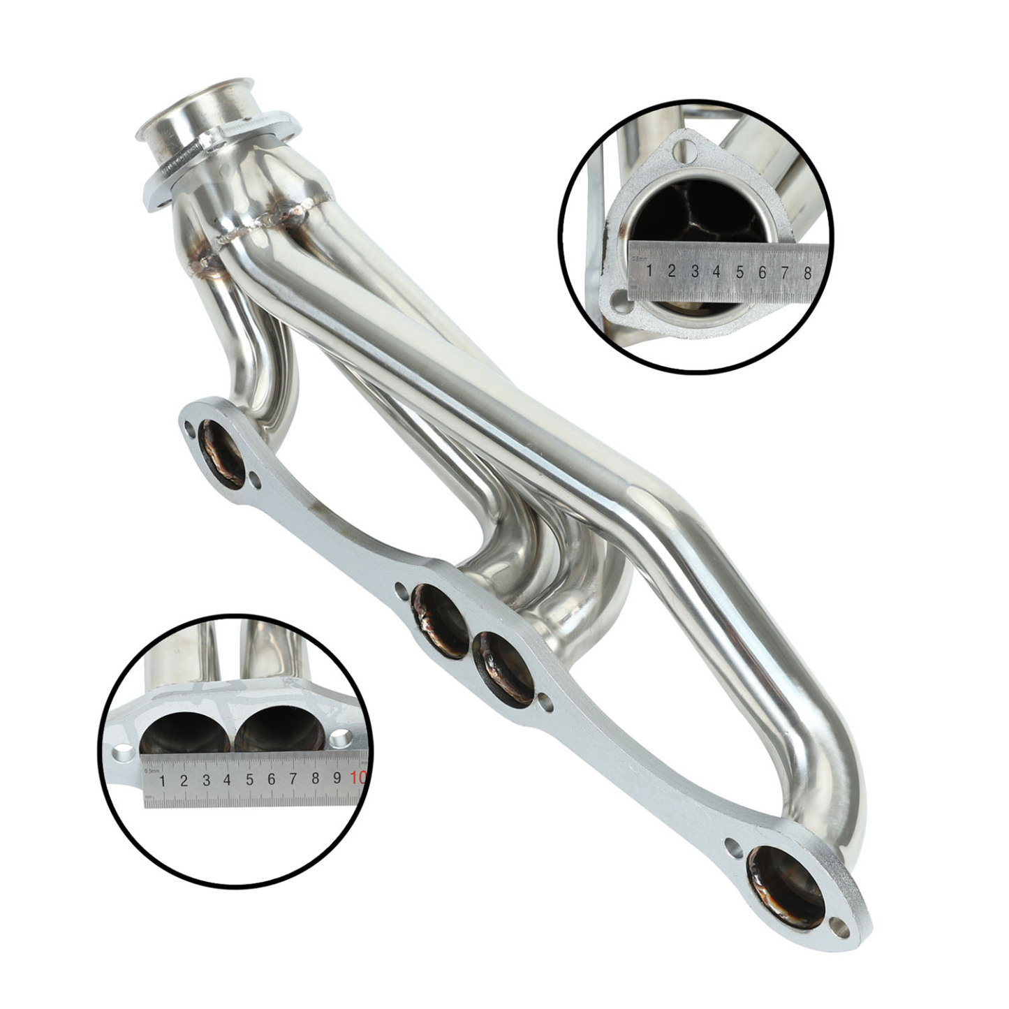 Exhaust Swap Header Fit for Small Block Chevy Blazer S10 S15 2WD V8 283 302 305 307 327 350 400