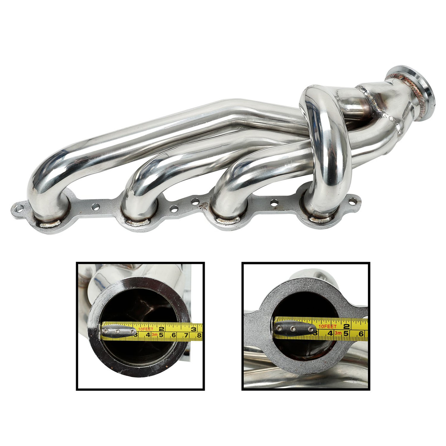Exhaust Header for 1982-2004 Chevrolet GMC LS Swap S10 LS1 LS2 LS3 LS6 Bel Air Camaro Nova