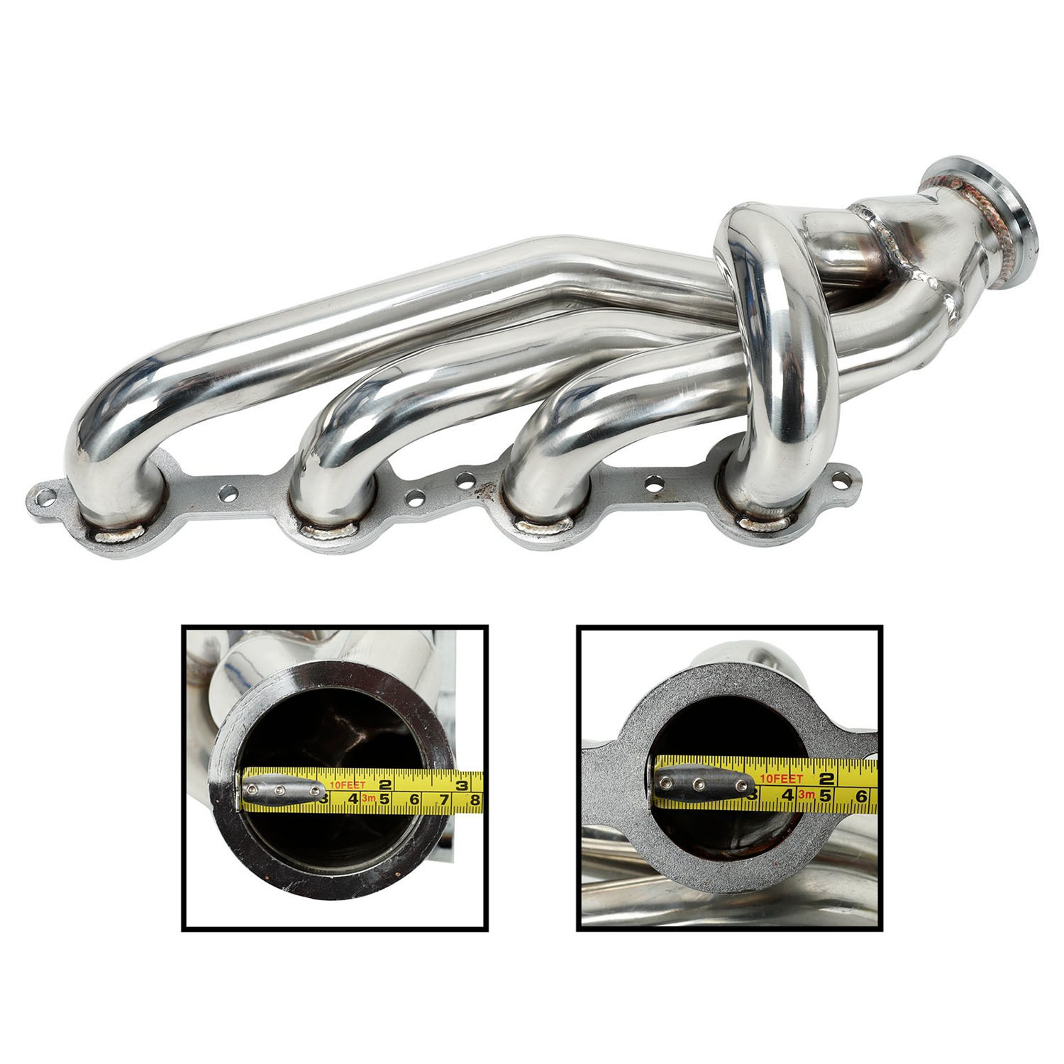 Exhaust Header for 1982-2004 Chevrolet GMC LS Swap S10 LS1 LS2 LS3 LS6 Bel Air Camaro Nova