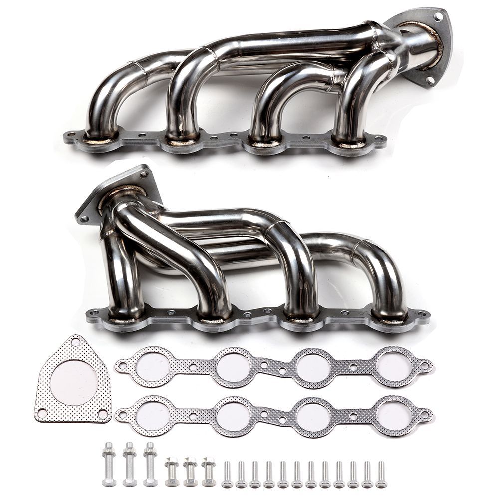 Exhaust Header Fit for 2000-2001 GMC YUKON 4.8L 5.3L with EGR/ 1999-2001 GMC SIERRA 1500 2500 With EGR