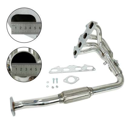 Auto Exhaust Headers Compatible with 1995-1999 Mitsubishi Eclipse/Talon 2G 420A 2.0L NA 