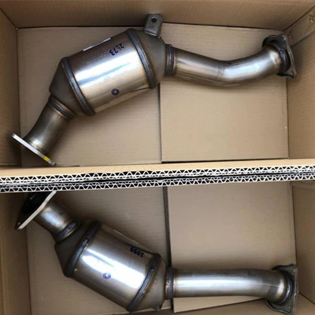 2011-2014 Porsche Cayenne 3.0T V6 Pair Front Catalytic Converter 958113022FX 958113021HX