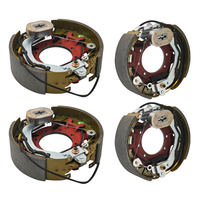 4PCS Electric Trailer Brake Assembly Compatible with Dexter 9k-10k lbs Axles - 12-1/4" x 3-3/8" (12.25" X 3.375") 