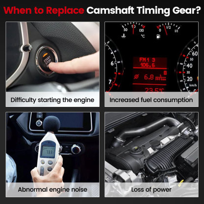 2PCS Engine Camshaft Timing Gear For Toyota Land Cruiser 2008-2019 5.7L