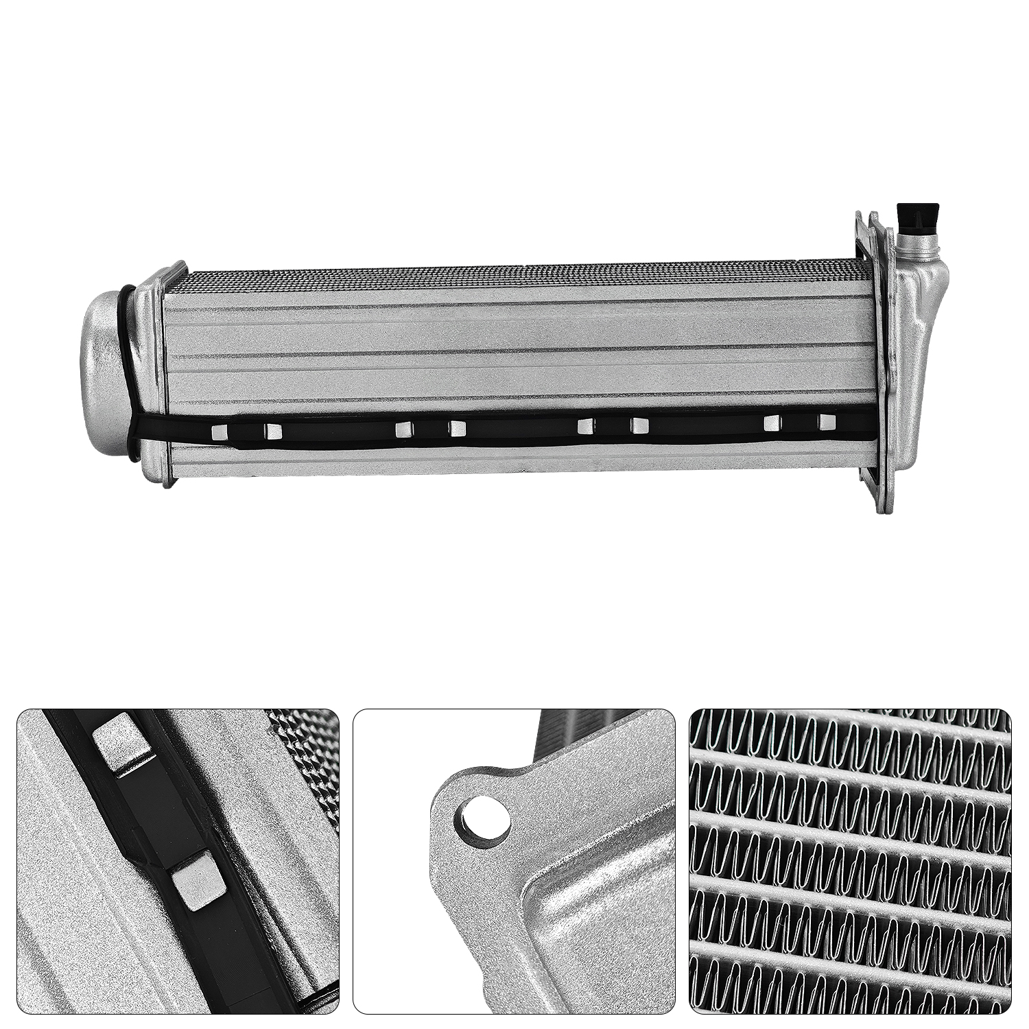 Intercooler 2PCS Compatible with Audi 2010-2017 A4 A6 A7 A8 Quattro S4 S5 Q5 Q7 SQ5 3.0L 2.0L