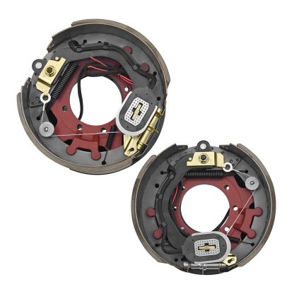 Pair Left and Right Electric Trailer Brake Assembly Compatible with Dexter 12,000 lbs (12K) Trailer Axles, 7-Bolts, (12-1/4" x 5")