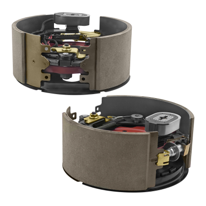 Pair Left and Right Electric Trailer Brake Assembly Compatible with Dexter 12,000 lbs (12K) Trailer Axles, 7-Bolts, (12-1/4" x 5")