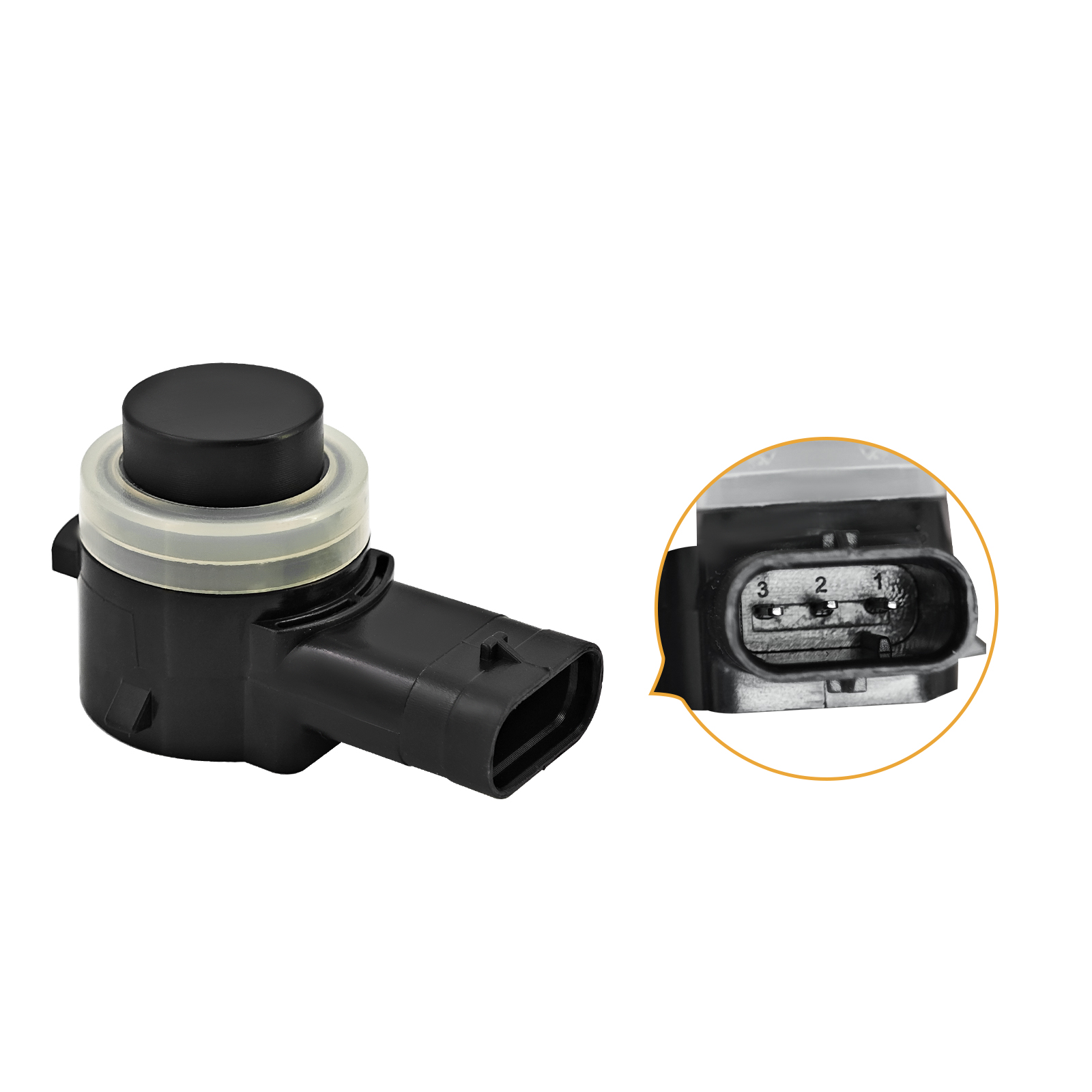 2Pcs Front Parking Sensors for Rivian R1S R1T 2022-2024 | Ultrasonic PDC Set,Backup Assist Sensor Kit PT00013779