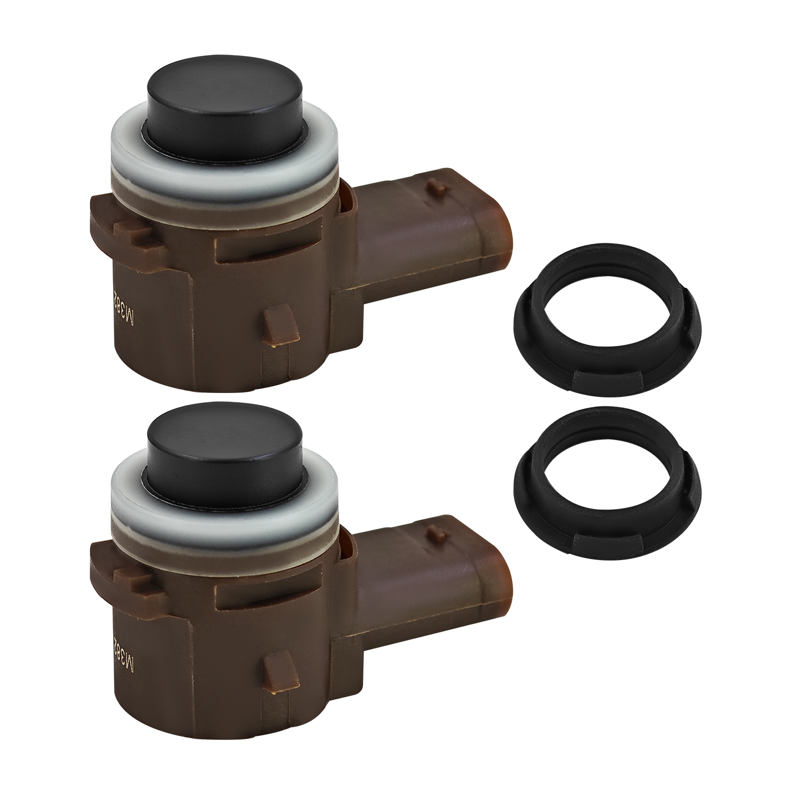 2Pcs Parking Sensors for Rivian R1S R1T 2022-2024 | Ultrasonic PDC Set, Front 2, Backup Assist Sensor Kit #PT00002153 