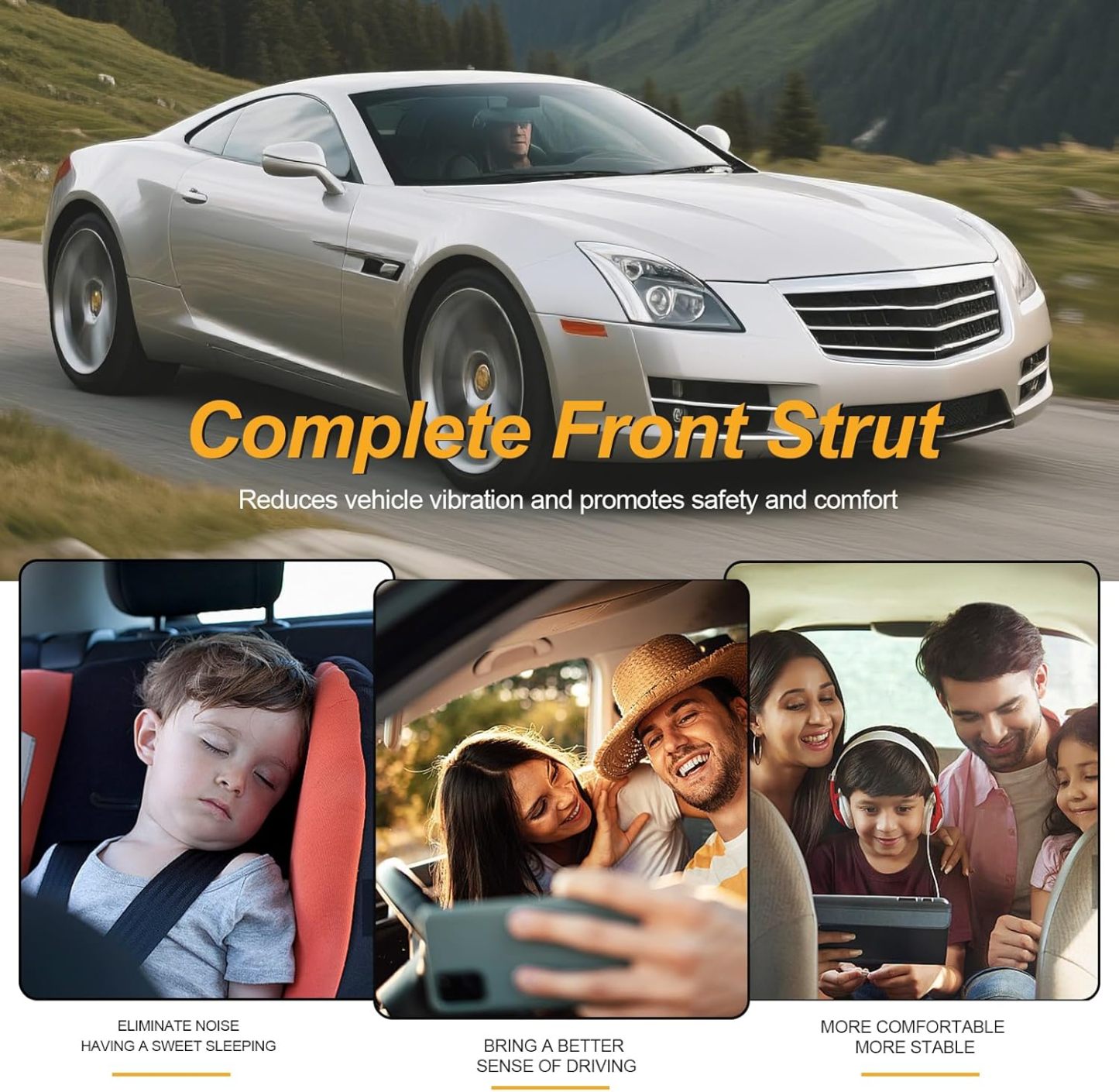 Pair Chevrolet Front Magnetic Ride Control Shock Absorber fit for Chevrolet Corvette C5 C6 2003-2013 #580-1061