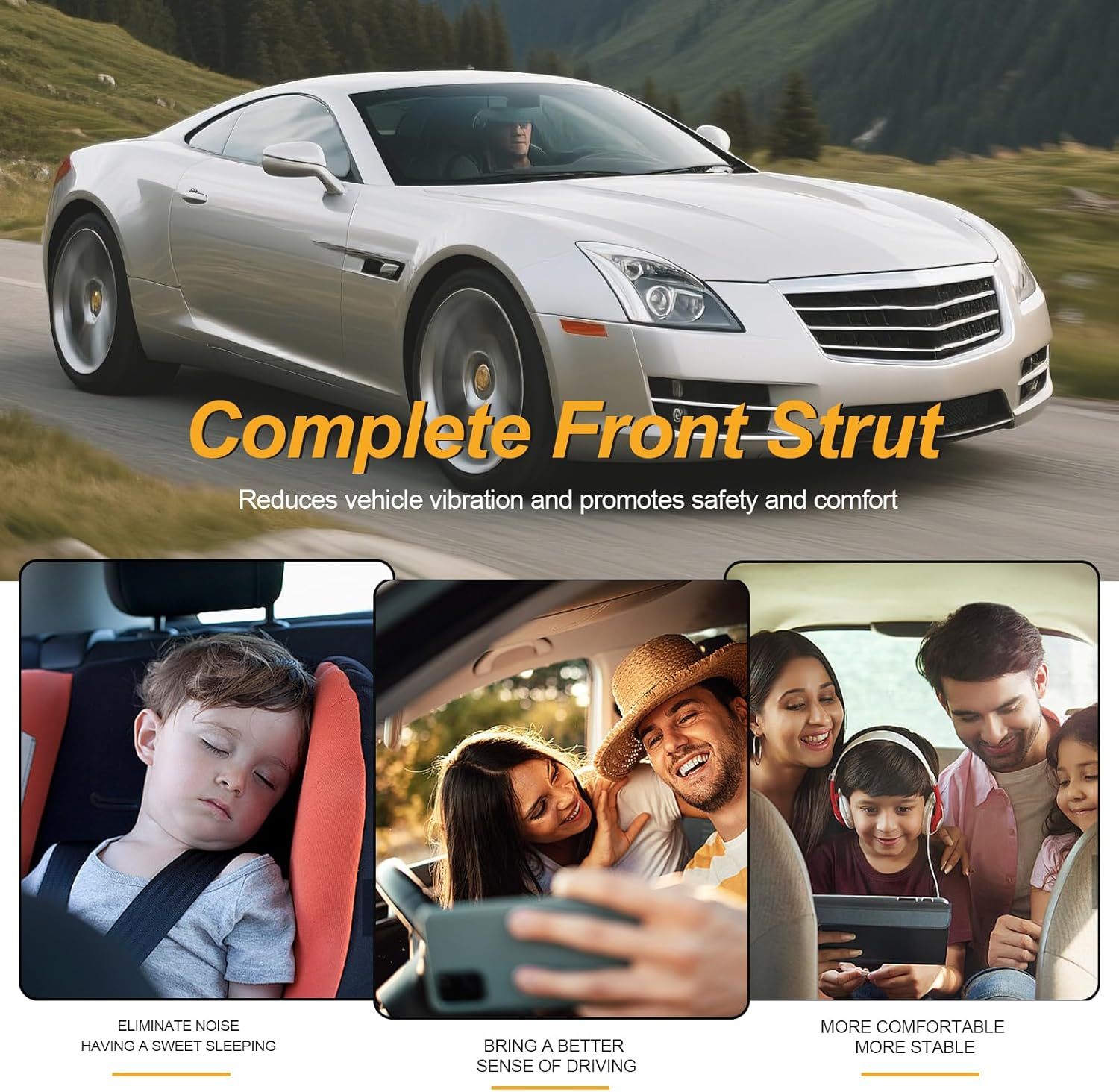 Pair Chevrolet Front Magnetic Ride Control Shock Absorber fit for Chevrolet Corvette C5 C6 2003-2013 #580-1061