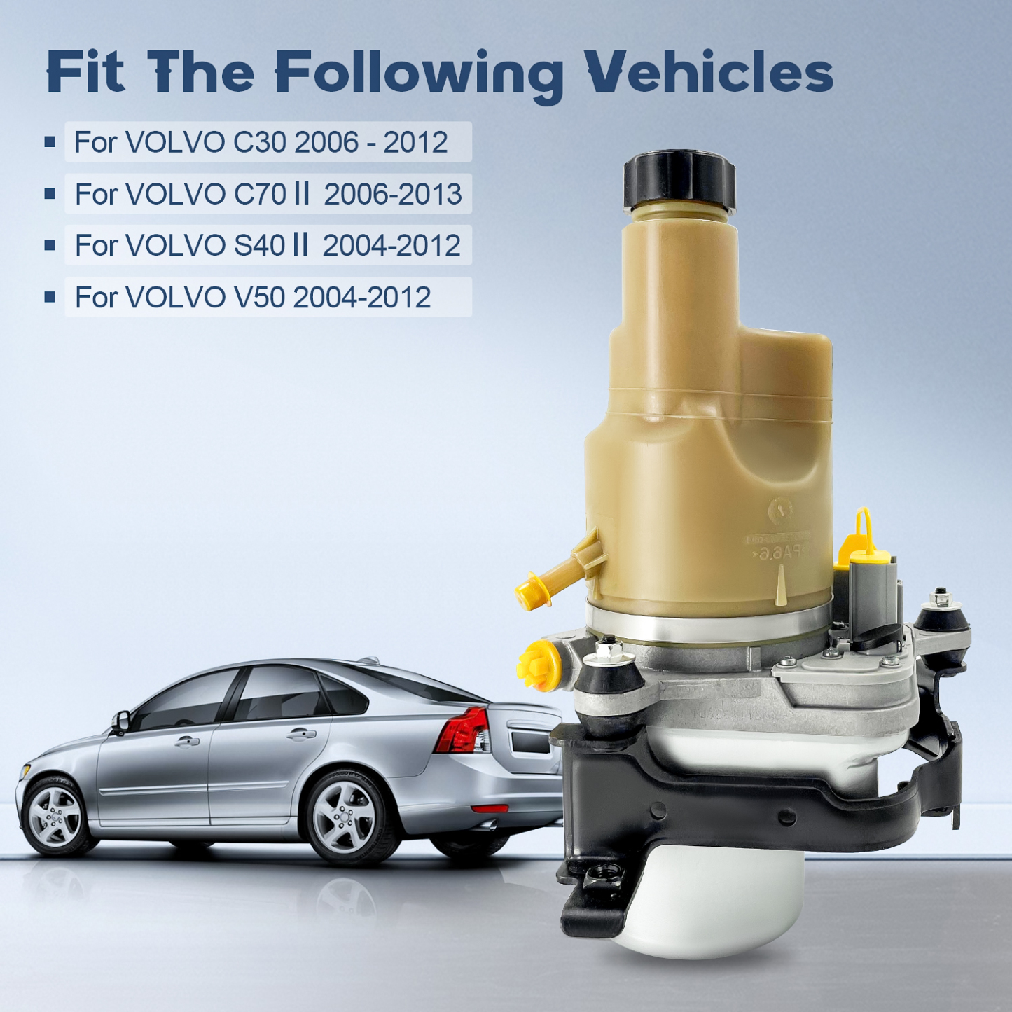 36050678 Electric Servo Power Steering Pump fit for 2004-2013 Volvo C30, C70 II, S40 II, V50