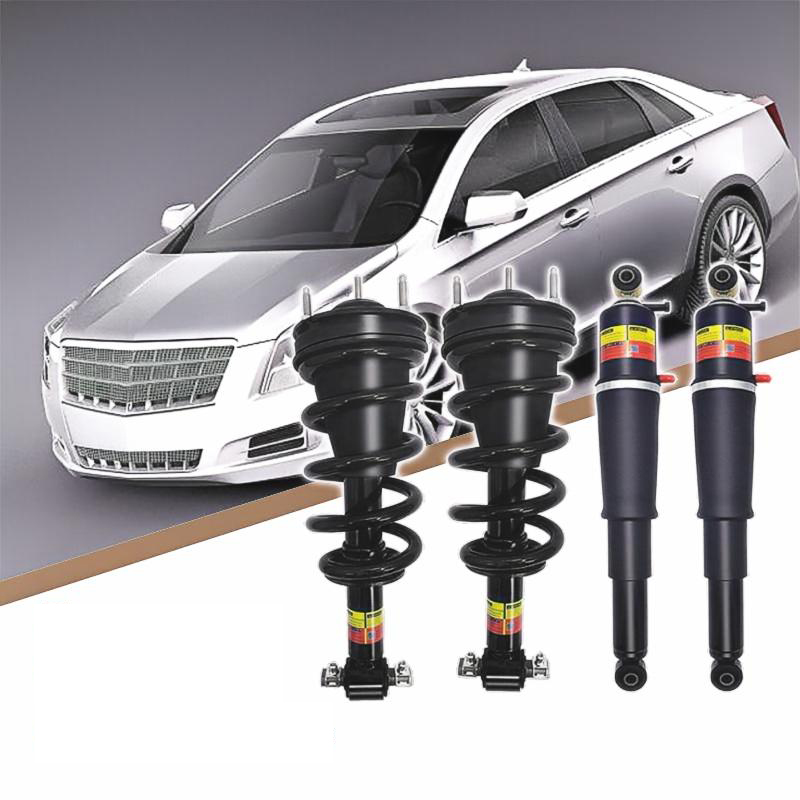 Front Magnetic & Rear Air Shocks Struts Assembly Fit for 2007-2014 Tahoe Suburban Avalanche Escalade with RPO Code Z95 (MagneRide Suspension)