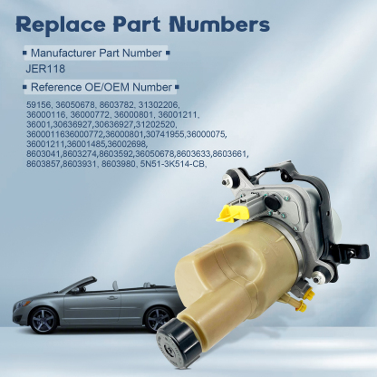 36050678 Electric Servo Power Steering Pump fit for 2004-2013 Volvo C30, C70 II, S40 II, V50