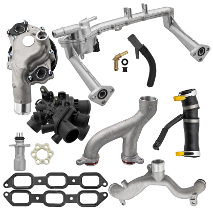 Cooling System Upgrade Kit Compatible with Jaguar fit for Land Rover 3.0L V6 2013-2021 Supercharged Engine