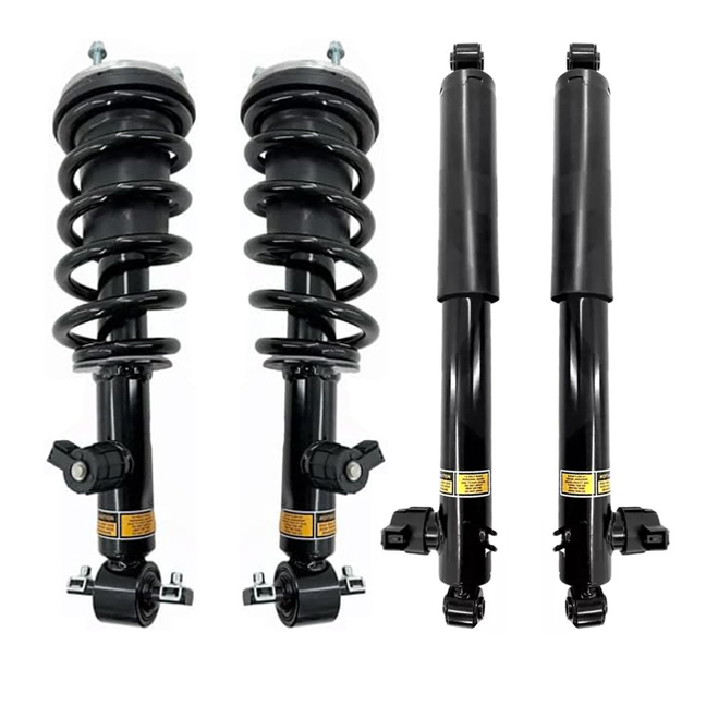 2Pair Front Rear Shock Struts Assembly w/Adaptive Damping for GMC Sierra 1500 2019-2021 #84519548 #84519549 