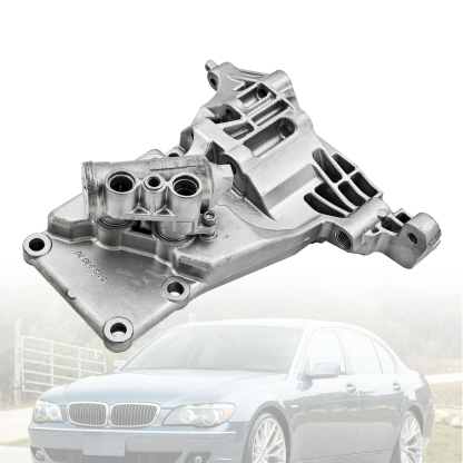 Alternator Bracket Compatible with BMW 550i 650i 745i 750i X5 Alpina B7 645Ci 745Li 2002-2010 4.8L V8