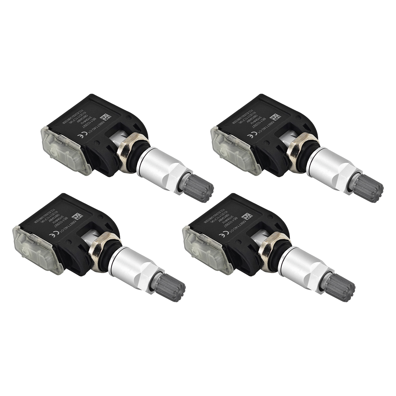 4 Pcs TPMS Trailer Tire Pressure Sensors for 2020-2024 Chevy Silverado & GMC Sierra