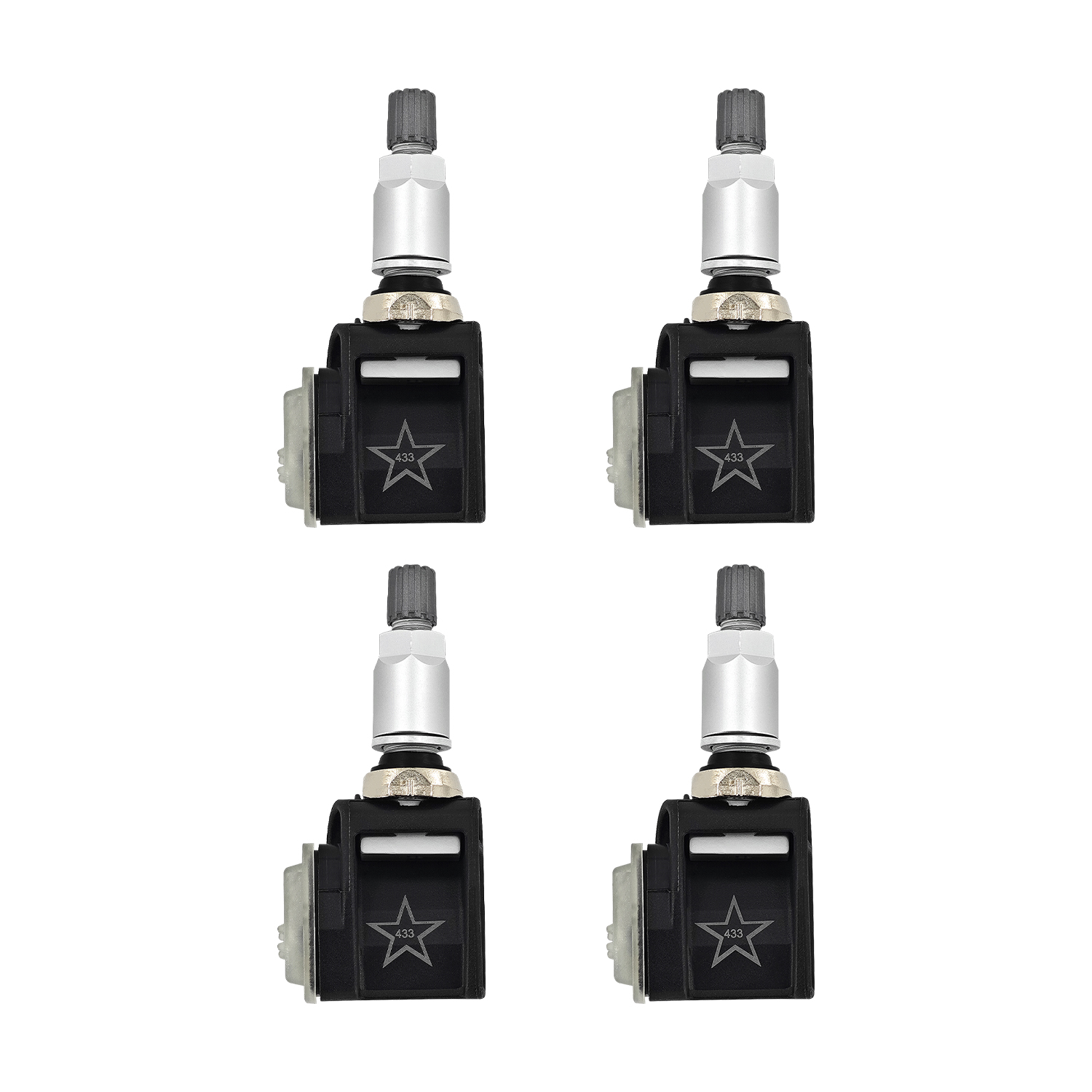 4 Pcs TPMS Trailer Tire Pressure Sensors for 2020-2024 Chevy Silverado & GMC Sierra