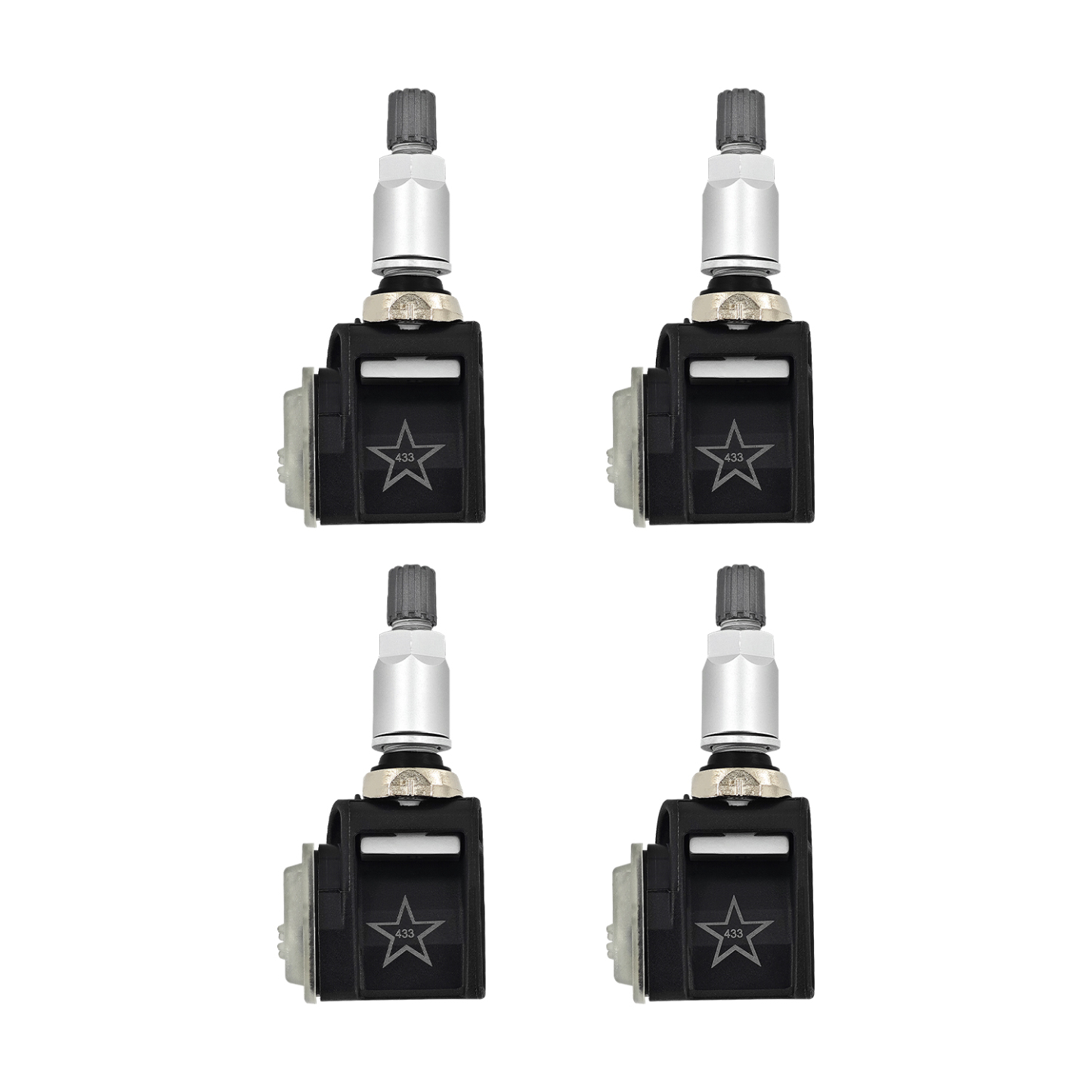 4 Pcs TPMS Trailer Tire Pressure Sensors for 2020-2024 Chevy Silverado & GMC Sierra
