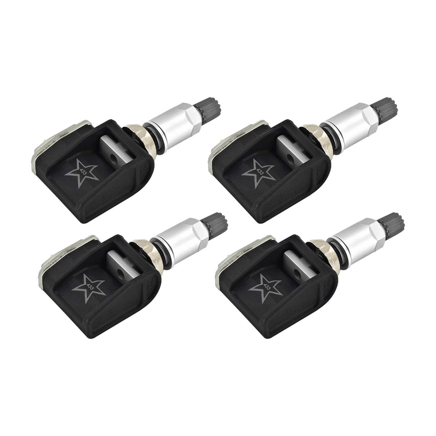 4 Pcs TPMS Trailer Tire Pressure Sensors for 2020-2024 Chevy Silverado & GMC Sierra