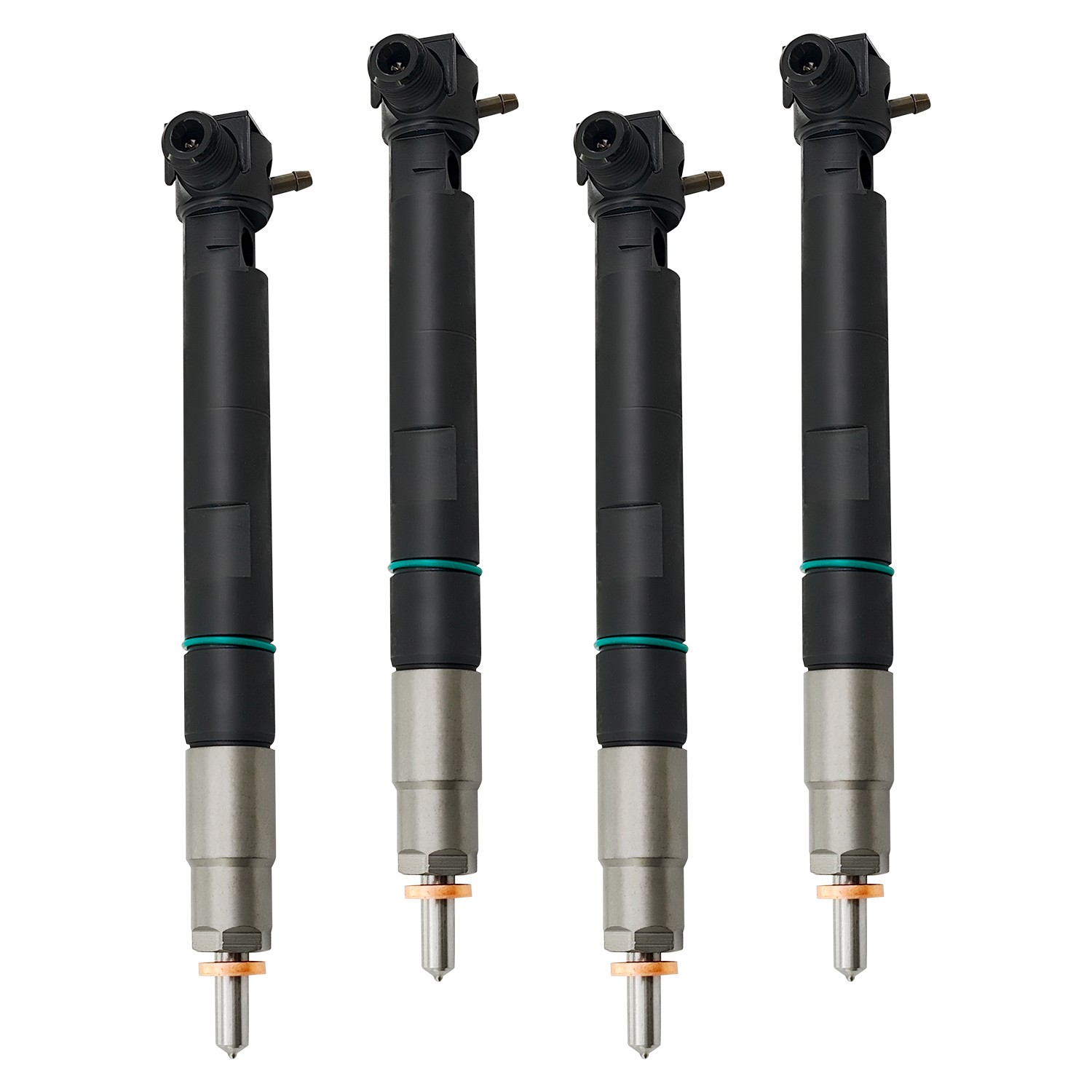 4pcs Fuel Injectors with Seal Compatible with Doosan D24 D18 Engine fit for Bobcat Excavator S450 S510 S550 S570 S590 S595 S630 S650 
