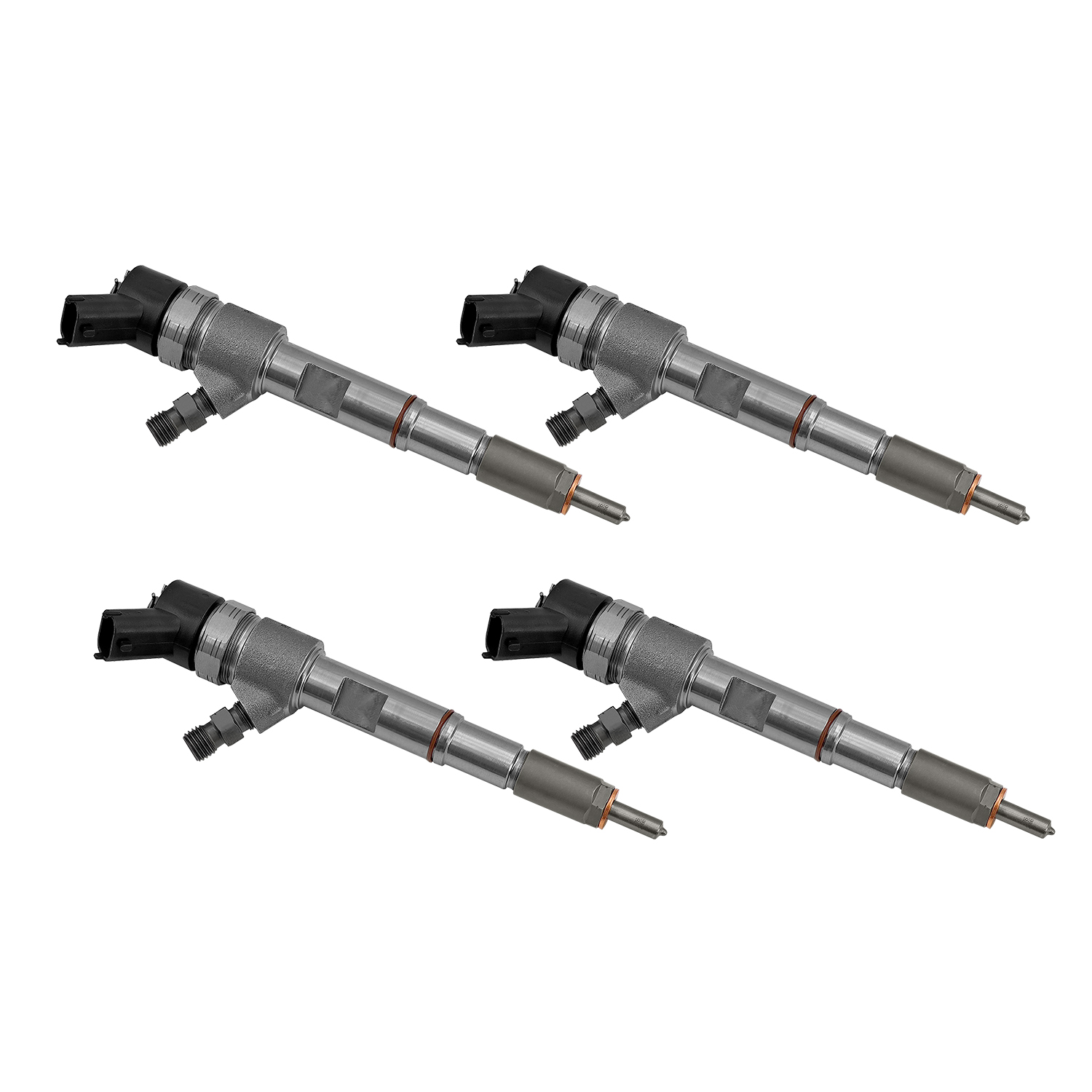4Pcs Fuel Injectors for New Holland L221 L228 L321 for Case F5HF F5BF