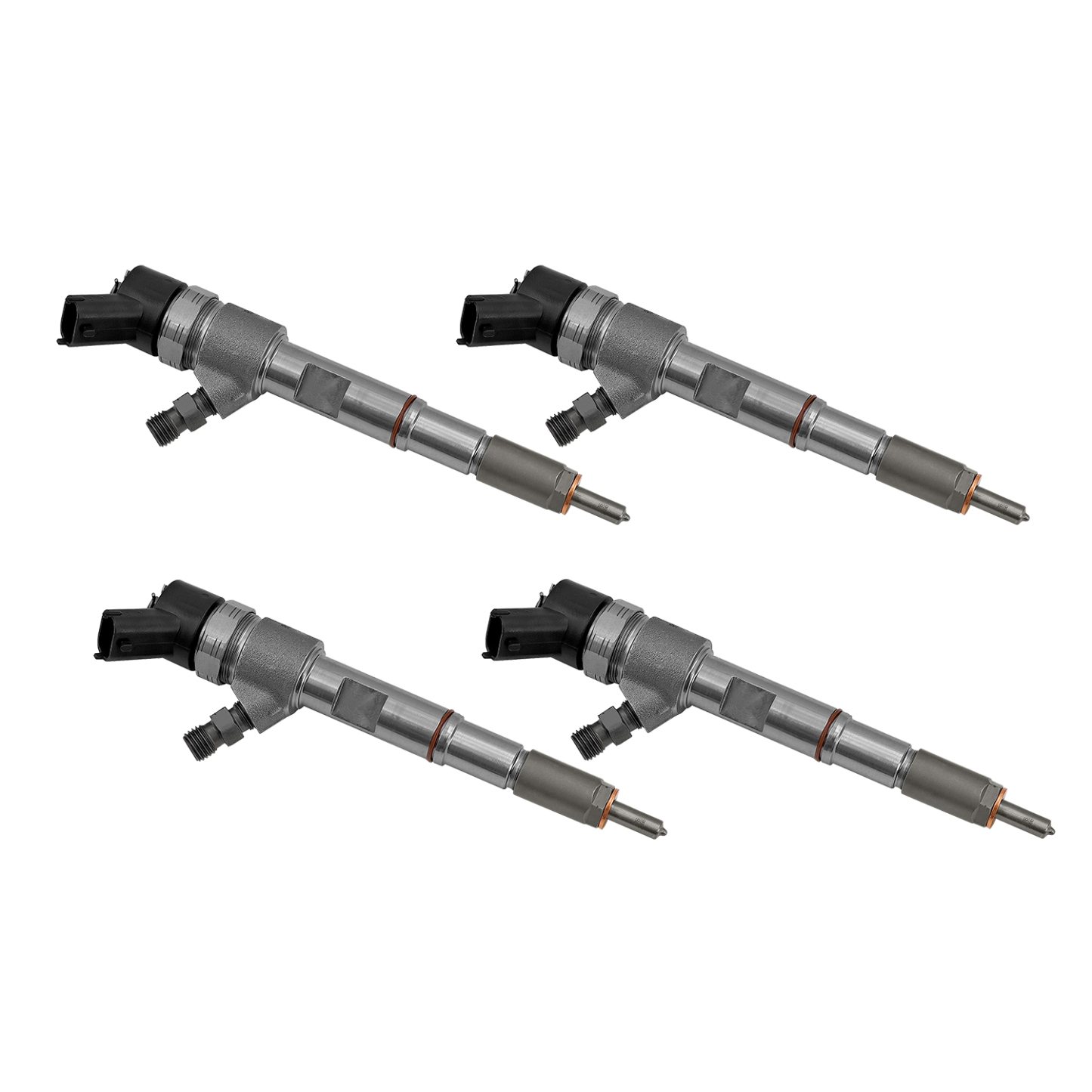 4Pcs Fuel Injectors for New Holland L221 L228 L321 for Case F5HF F5BF