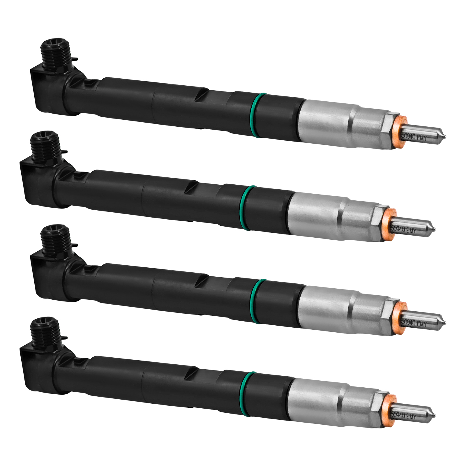 4pcs Fuel Injector for Bobcat Doosan D24 D18 S450 S510,E32,E35,E42,E45 2.4L,1.8L
