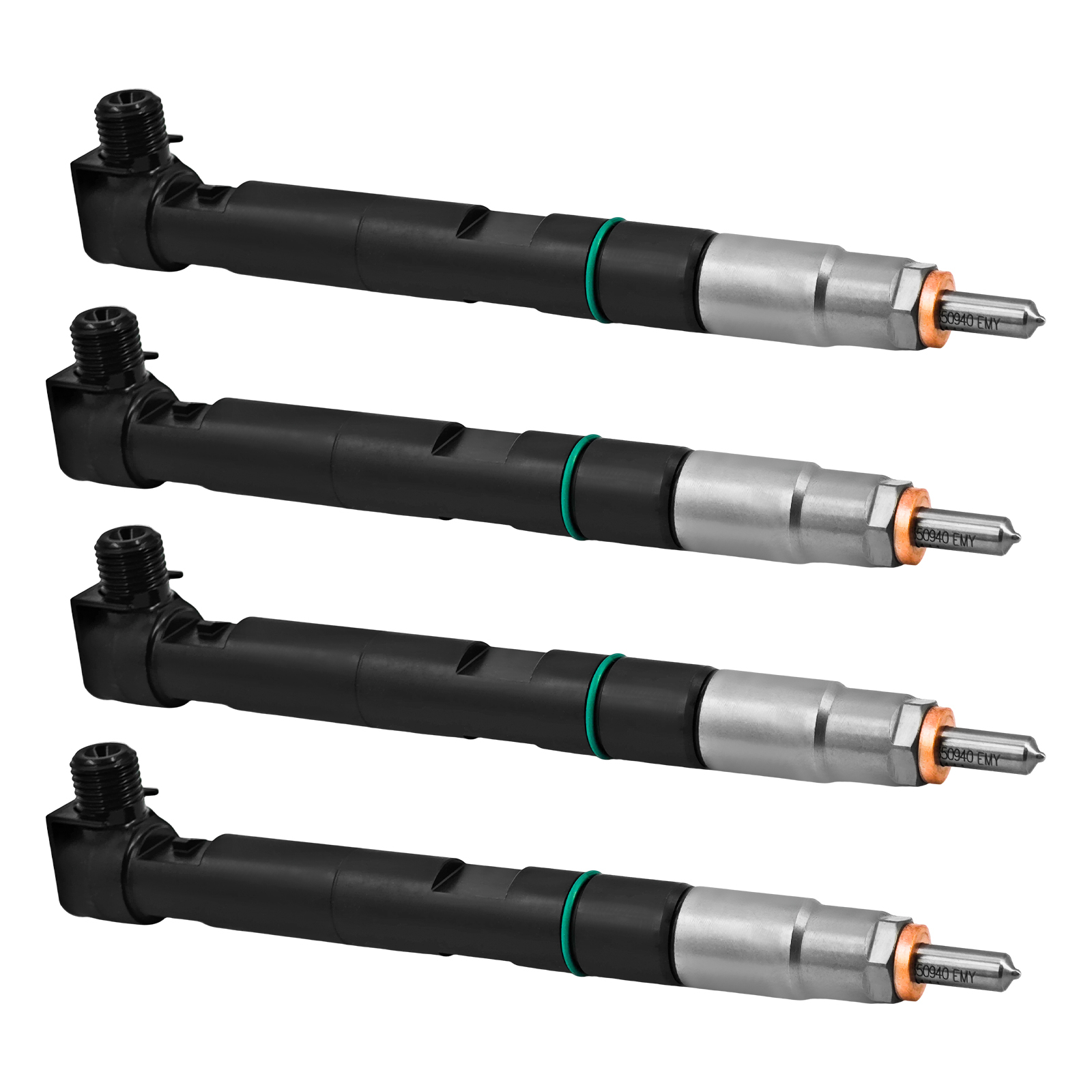 4pcs Fuel Injector for Bobcat Doosan D24 D18 S450 S510,E32,E35,E42,E45 2.4L,1.8L