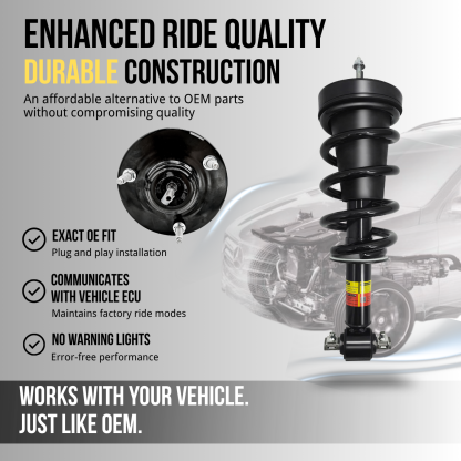 Front Magnetic Shock Absorber Assembly Fit for 2007-2014 Chevrolet Silverado / Tahoe, Suburban, Avalanche / GMC Sierra 1500