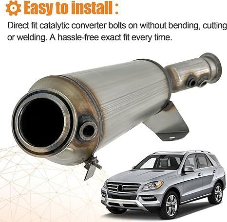 BlueTEC DPF Diesel Particulate Filter/Catalytic Converter fit for Mercedes-Benz ML320/ML350/GL320/GL350 2009-2012 Diesel Engine 164490753680