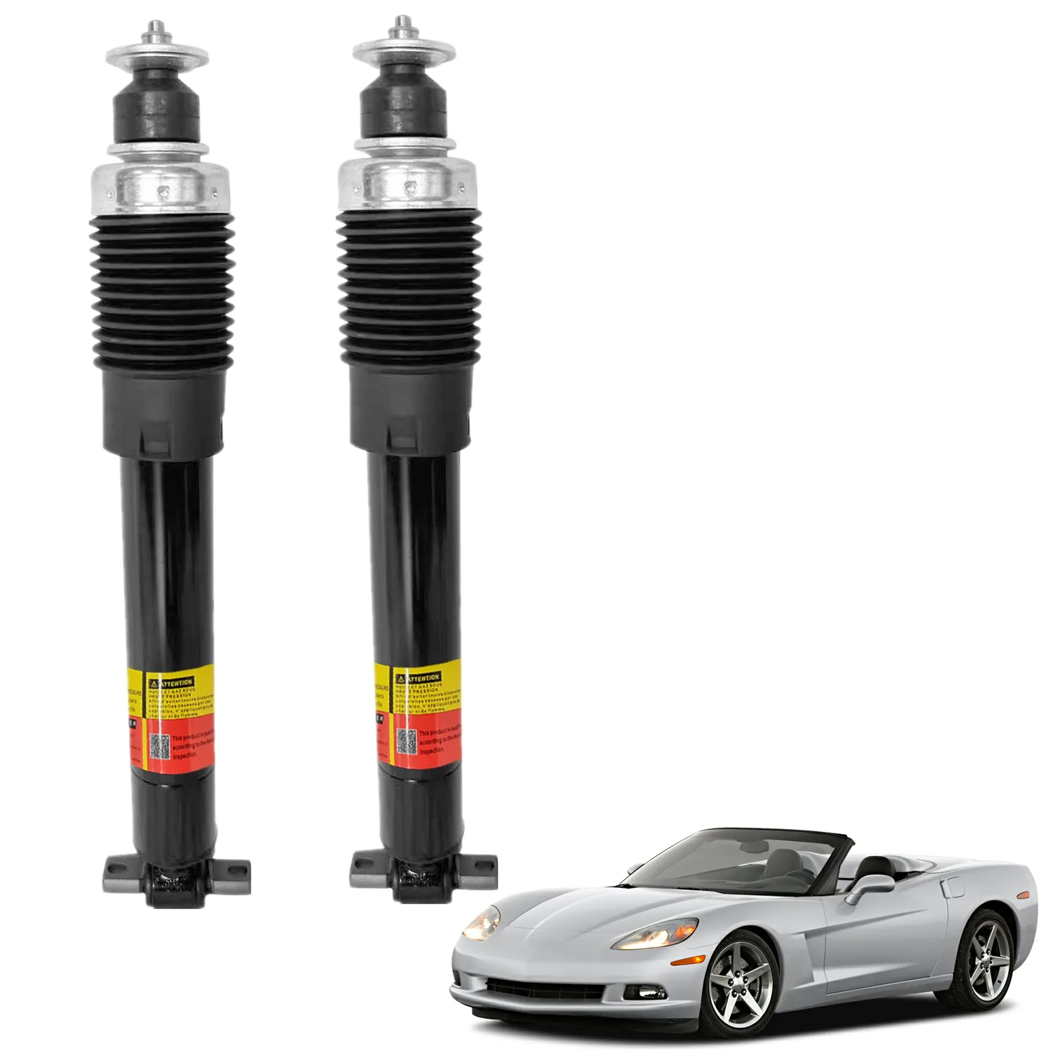 Pair Front Magnetic Ride Shock Absorber (Part 580-1061) – Fits Corvette C6 (2005–2013)