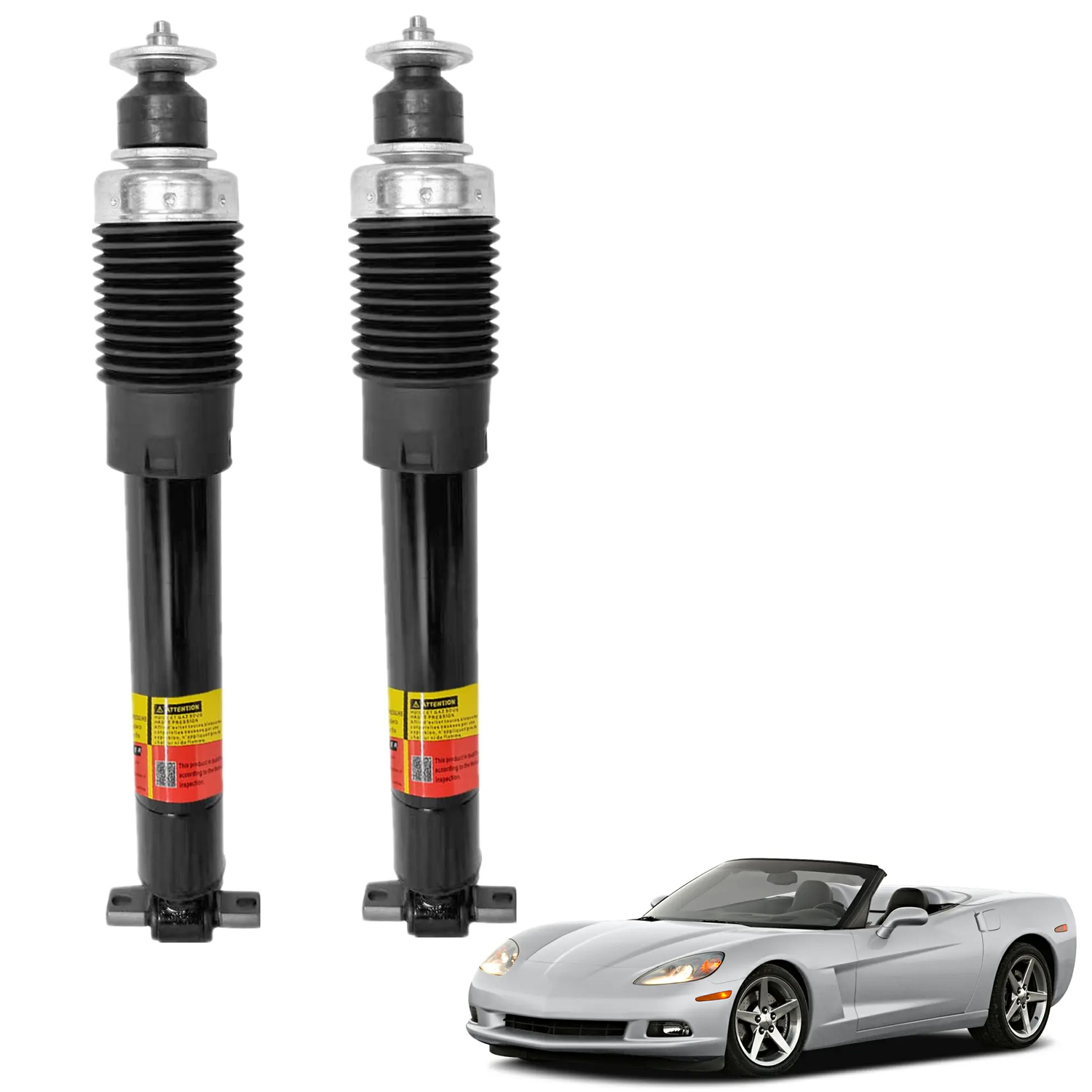 Pair Front Magnetic Ride Shock Absorber (Part 580-1061) – Fits Corvette C6 (2005–2013)