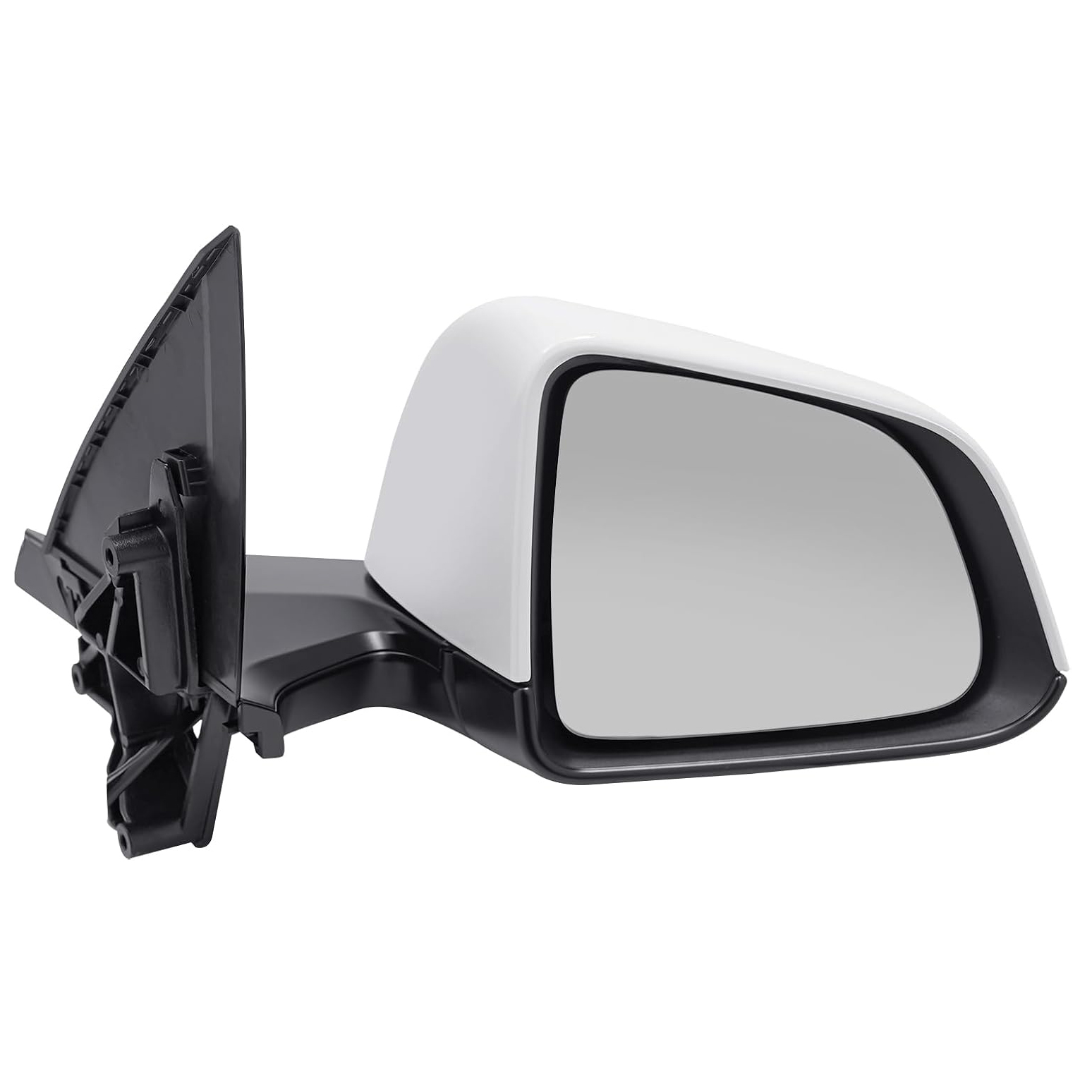 White Right Passenger Side Mirror With Anti-Glare Exterior View Mirror Fit for Tesla Model Y 2020-2023