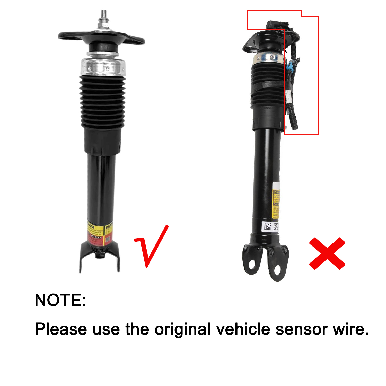 2 Pair Chevrolet Front and Rear Magnetic Ride Control Shock Struts Kit fit for Corvette C5 C6 2003-2013