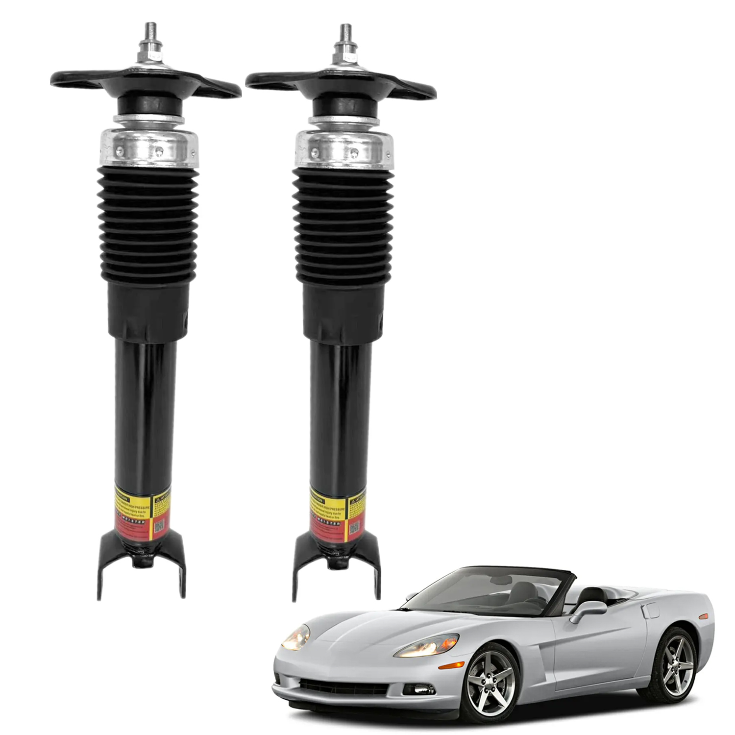 Pair Rear MagneRide Shock Absorbers for Chevrolet Corvette C6 (2005–2013) – OEM # 22248108