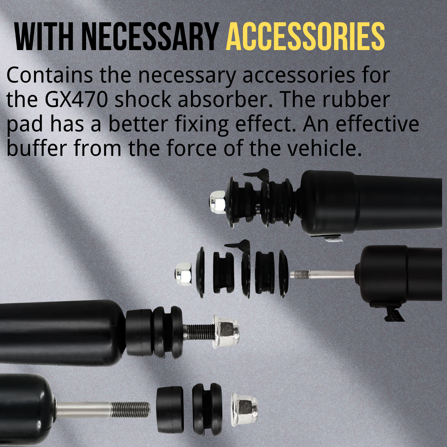 Front & Rear Shock Absorber Kit for Lexus GX470 / Toyota Land