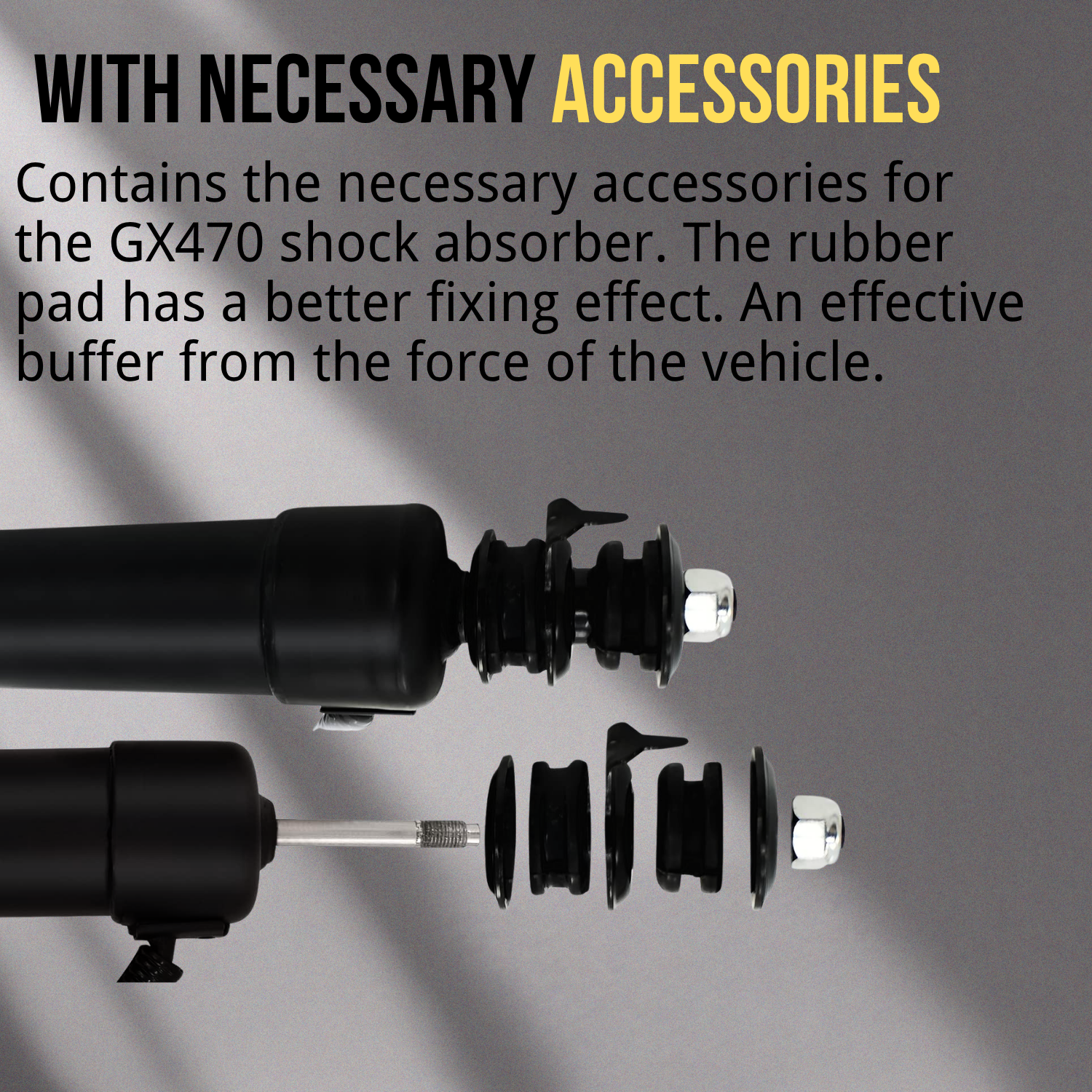 Lexus GX470 Pair Rear Magnetic Shock Absorber, fit for Toyota Land Cruiser 2002-2009