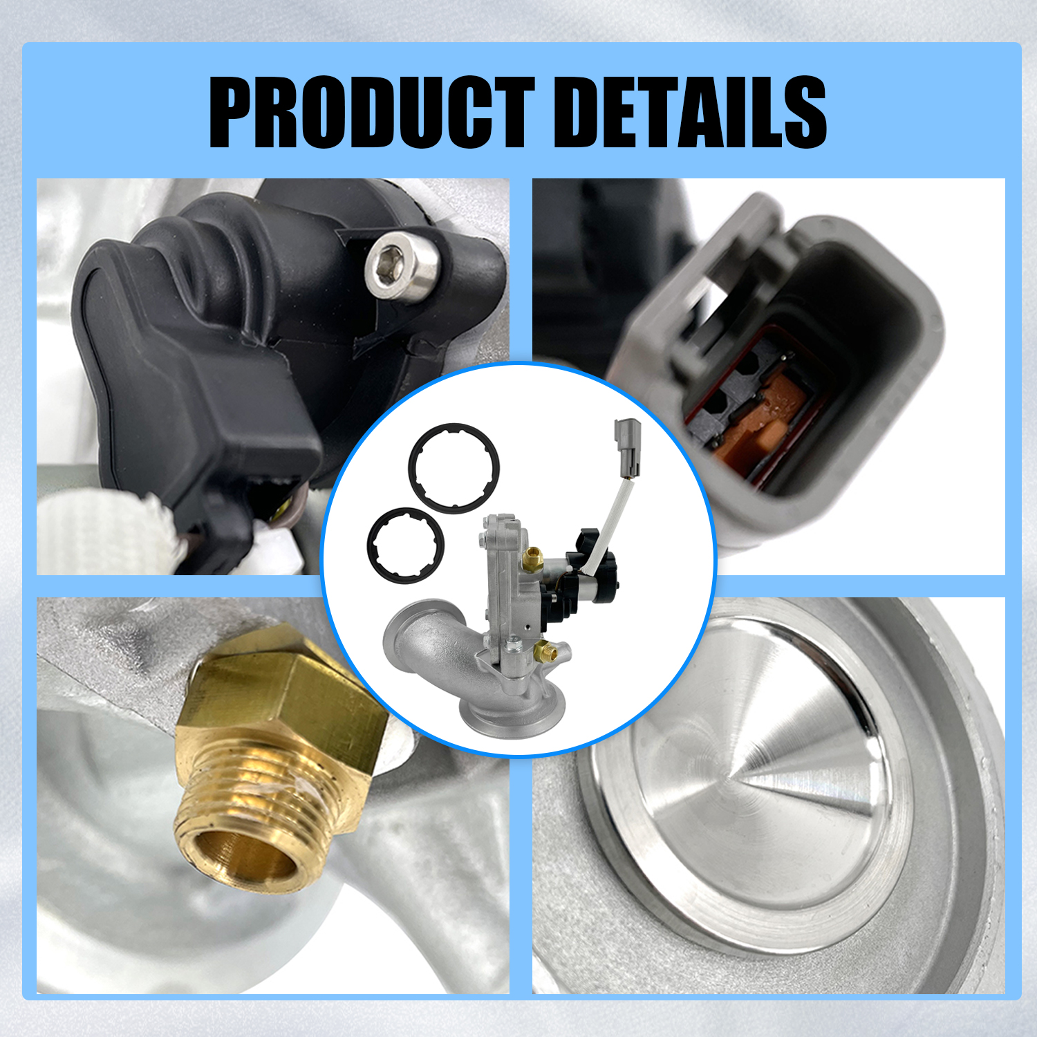 Heavy Duty EGR Valve for ISX 2004-2007 Cummins 12.7L 14.0L 14.9L for Peterbilt Western International Mack CL 2003-2007