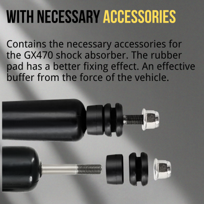 Front Magnetic Shock Absorber Fit for Lexus GX470 Toyota Land Cruiser Prado 120 2002-2009 With Sensor