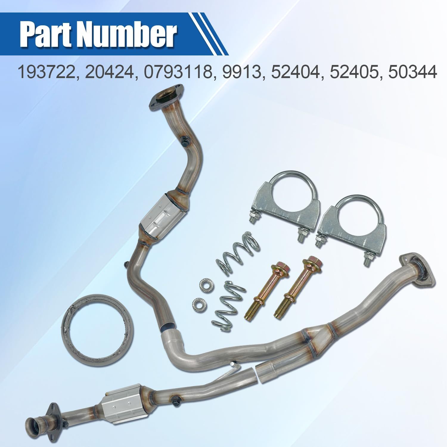 Left & Right Catalytic Converter Compatible with Jeep Liberty 3.7L V6 2005-2007