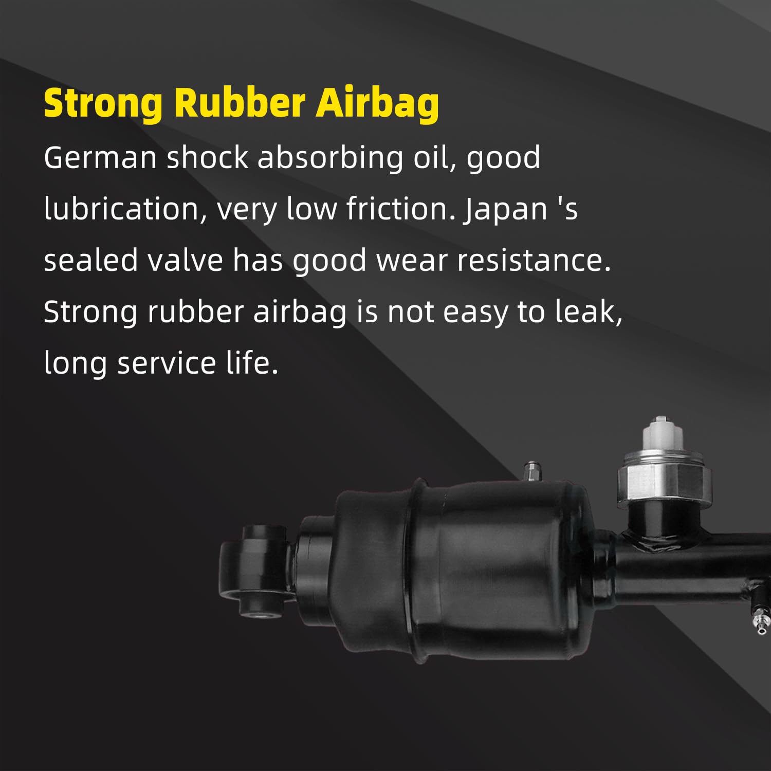 2 PCS Rear Hydraulic Air Shock Absorber Compatible with Infiniti QX56 2011-2013, QX80 2014-2023