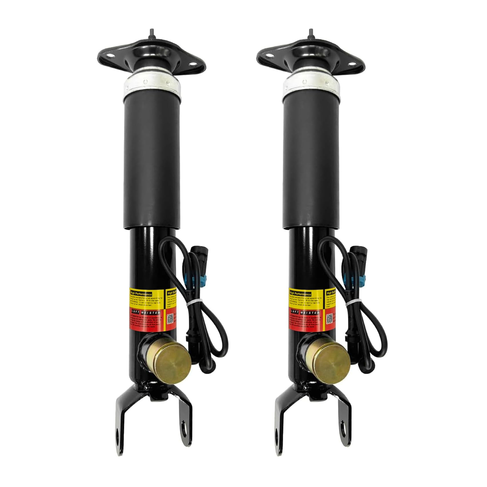 Pair Rear Shock Absorber Struts Assembly w/Adaptive fit for Chevrolet Corvette C5 1997-2002