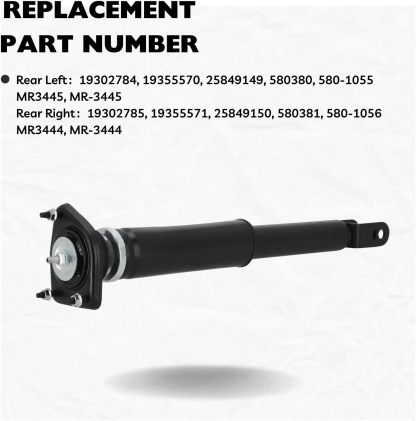 2009-2015 Cadillac CTS Rear Magnetic Shock Absorber with Electric 19355570 19355571